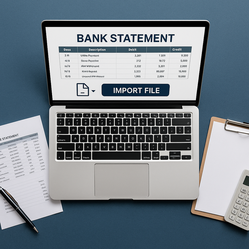 Импорт банковских выписок из Excel