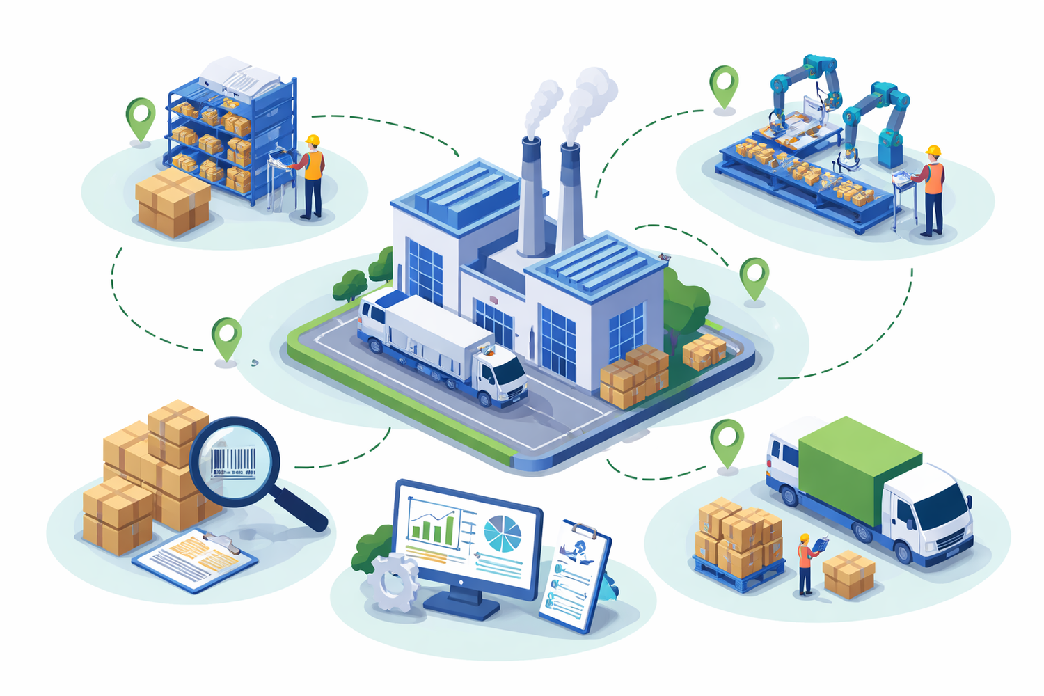 Batch traceability in production